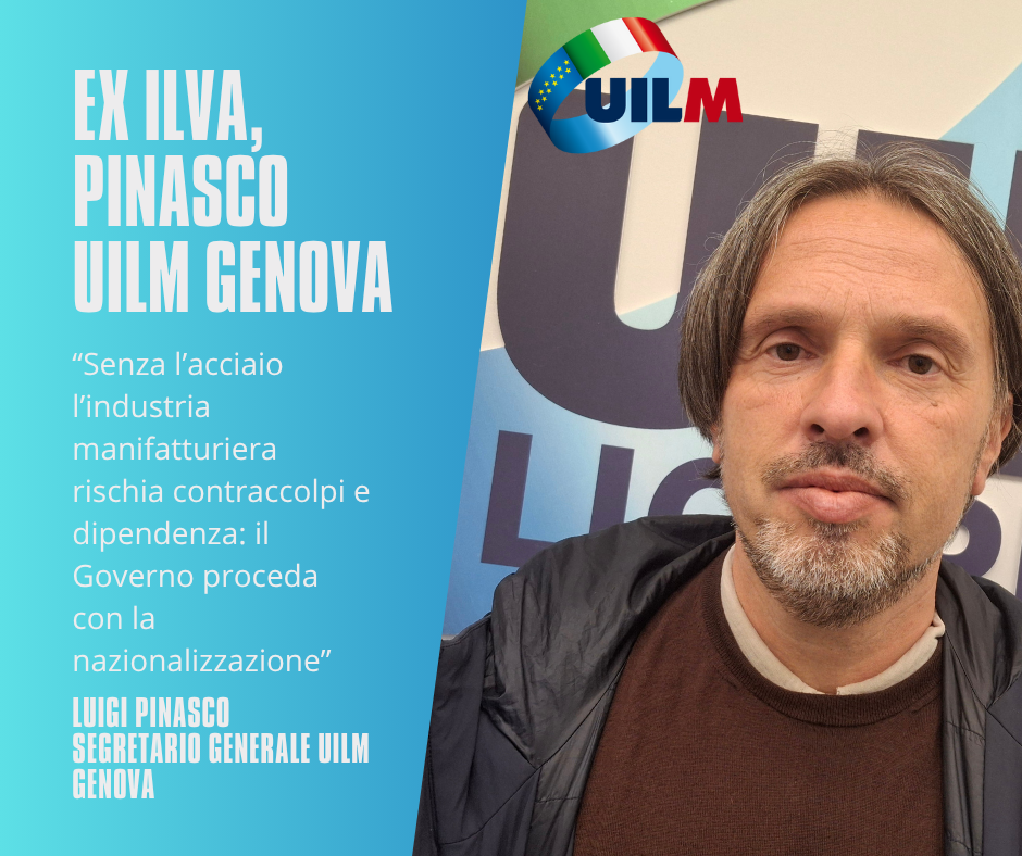 Uilm Genova su Ilva: il governo proceda con la nazionalizzazione