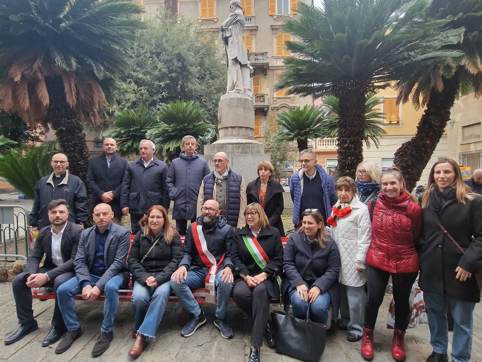 A Sestri Ponente una panchina rossa per Maria Luigia Borrelli.
