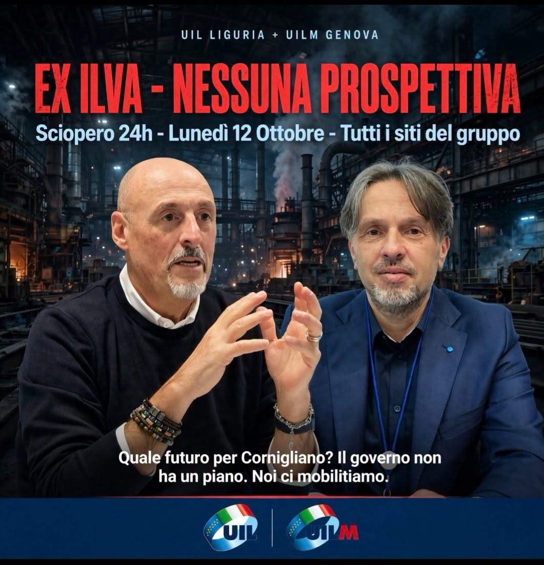 Ex Ilva, nessuna prospettiva: nessuno si azzardi a fare lo spezzatino del Gruppo.